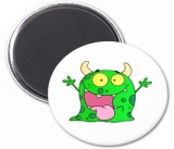 Tin button fridge magnet 11