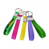 BC-Silicone wristband keychain 78