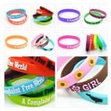 Silicone wristband